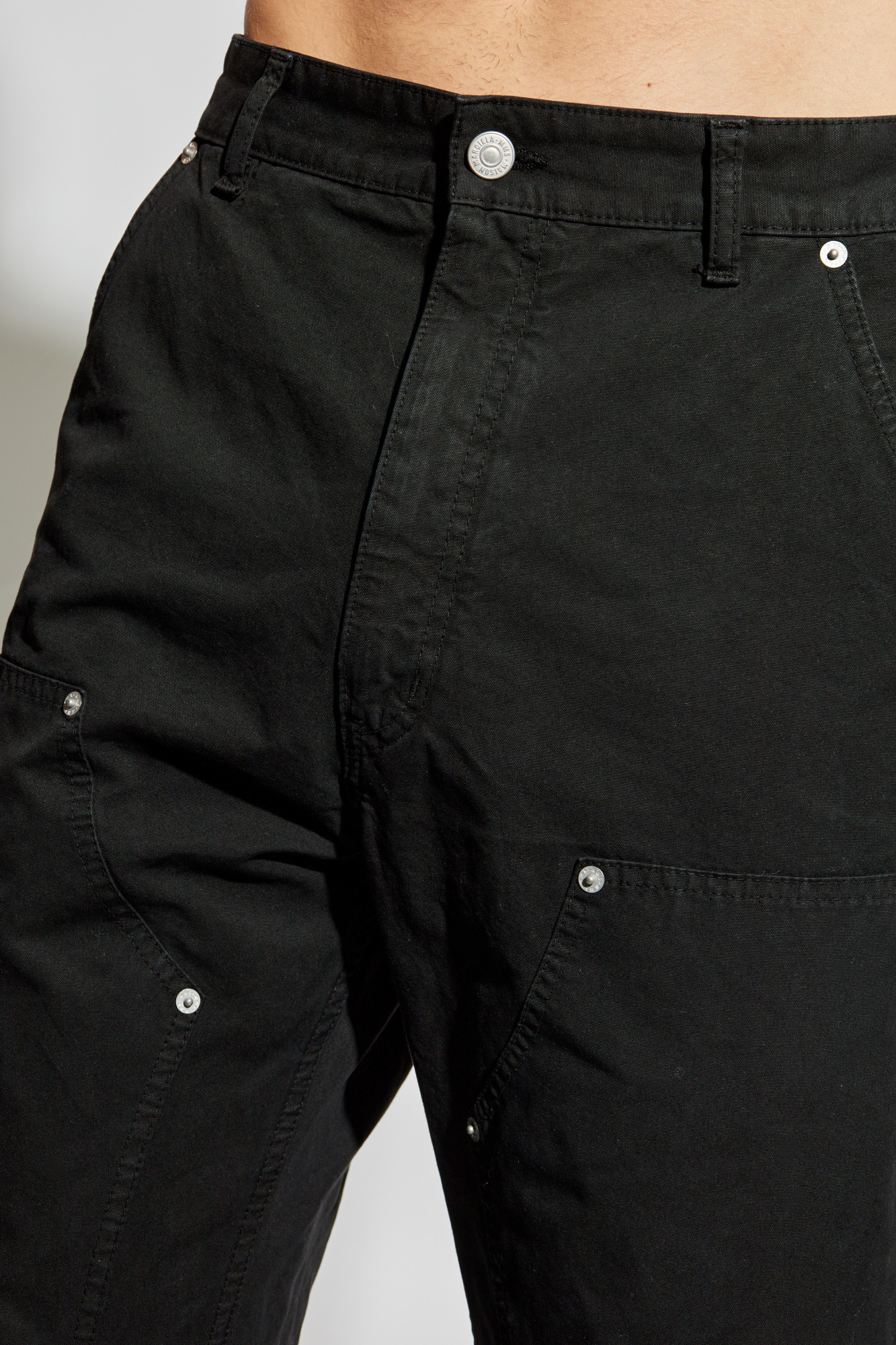パンツ MM6 Maison Margiela PANTS (S62KB0214M25004 900) Maison Margiela MM6 Pants 900 Black - Calico Club